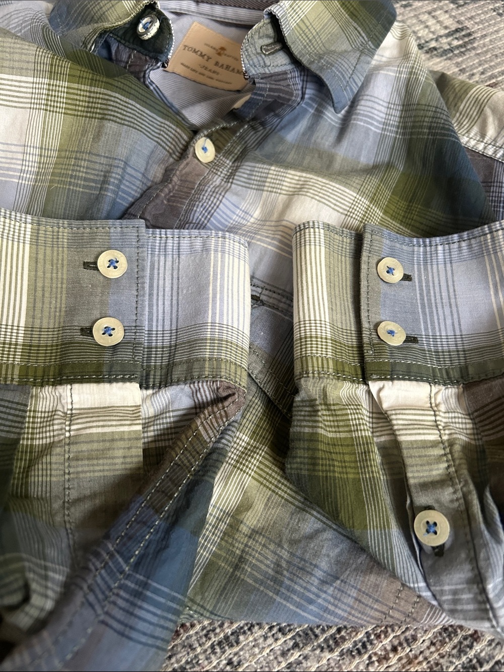 Men’s Tommy Bahama Jeans Button Down Size Medium - Picture 7 of 10